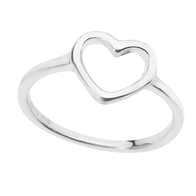 GRACIE heart ring in sterling silver