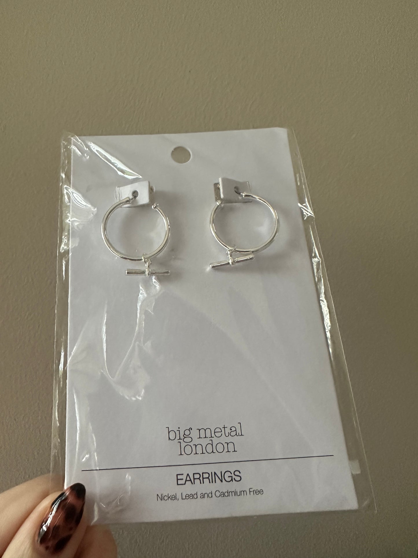 REGINA hoop earrings in silver