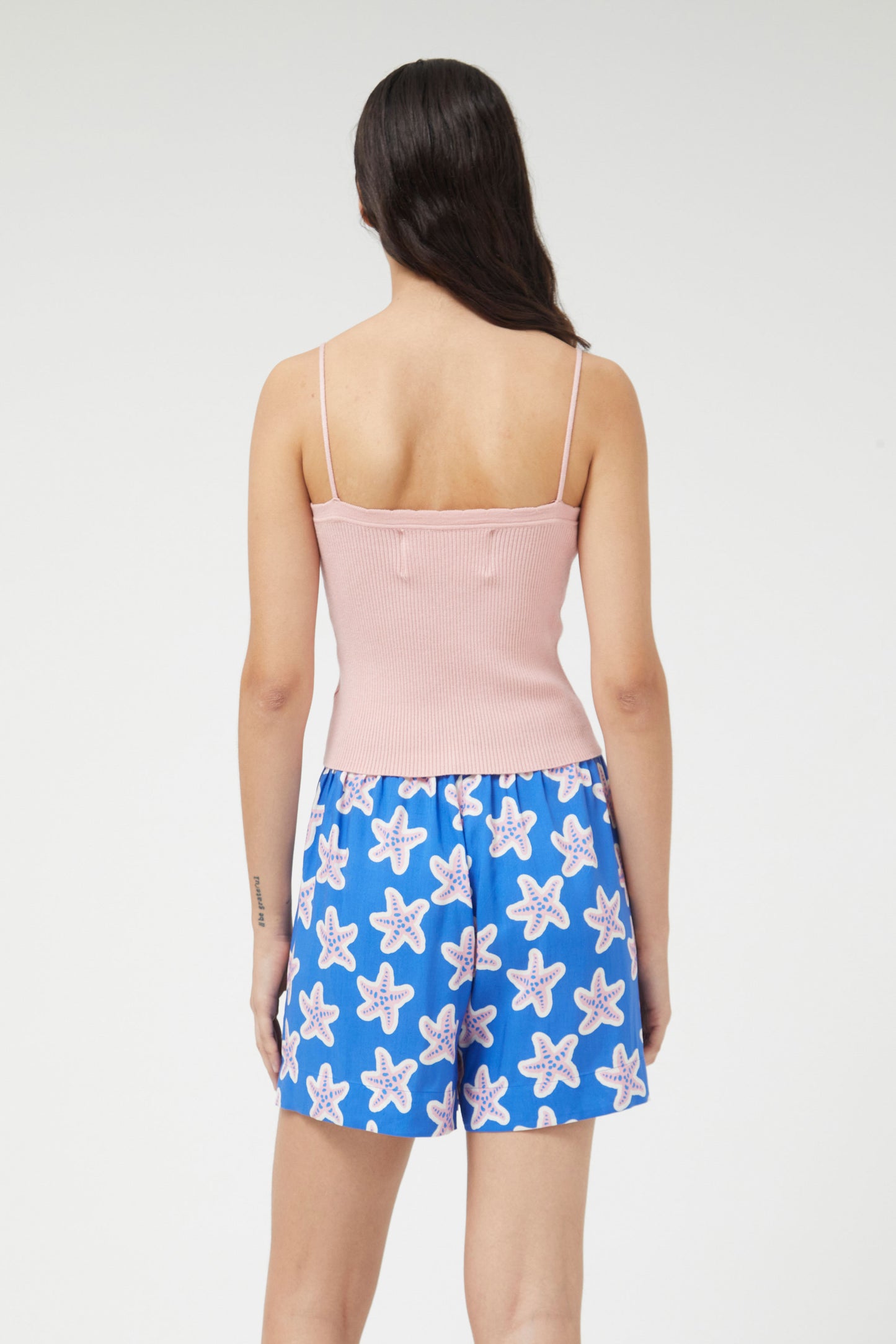 The soft pink scallop edge camisole style top