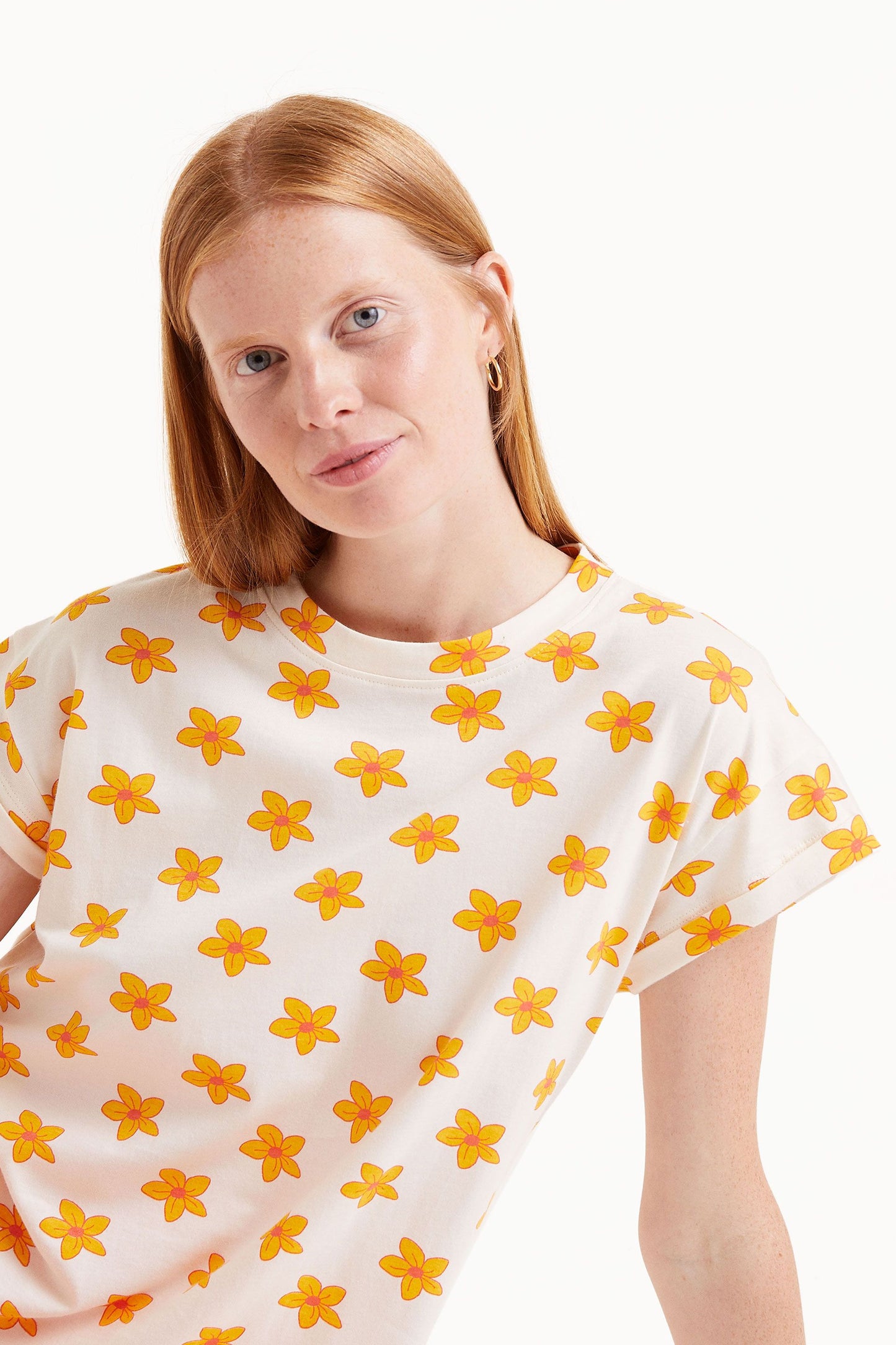 The daffodil print t-shirt