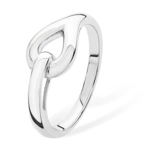 LYRA knot ring in sterling silver