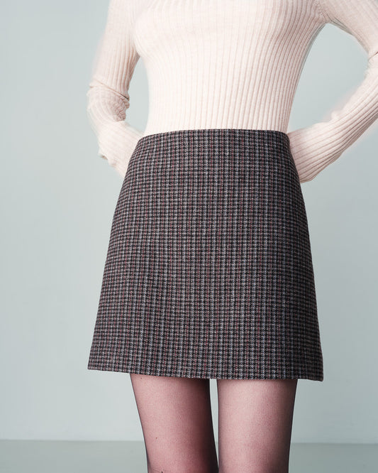 GRACE plaid mini skirt