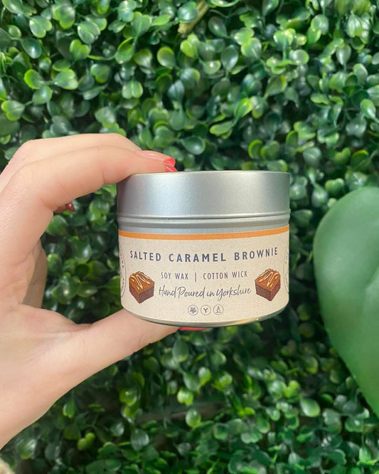 The small ‘salted caramel brownie’ candle