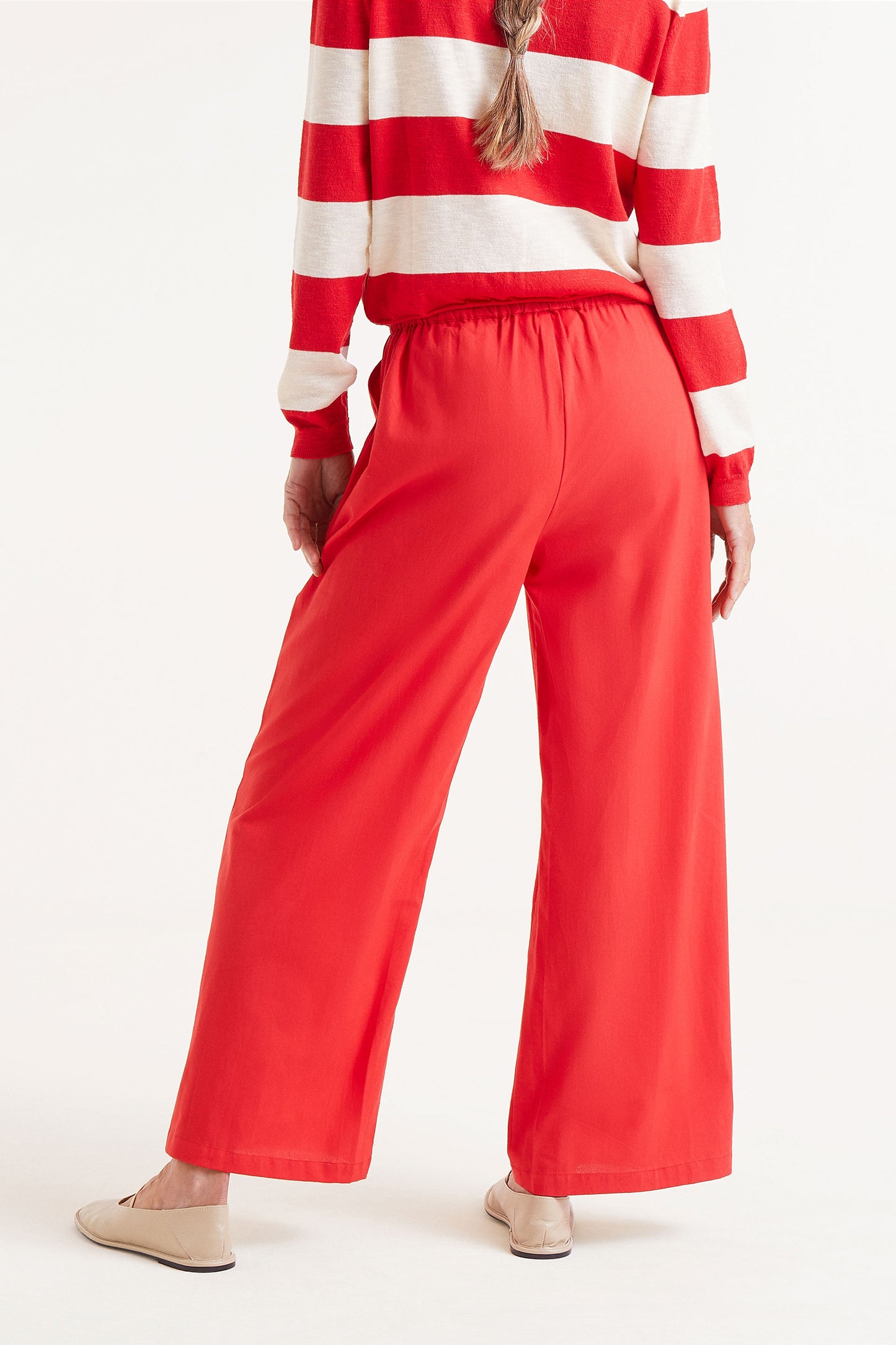 red BESSIE trousers