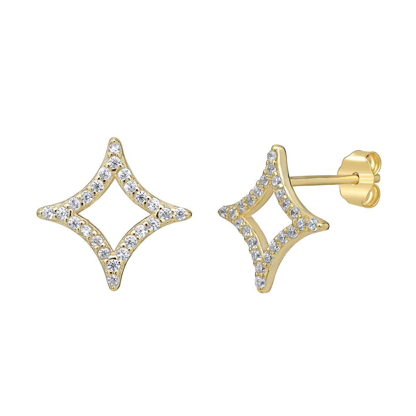 AURORA star stud earrings