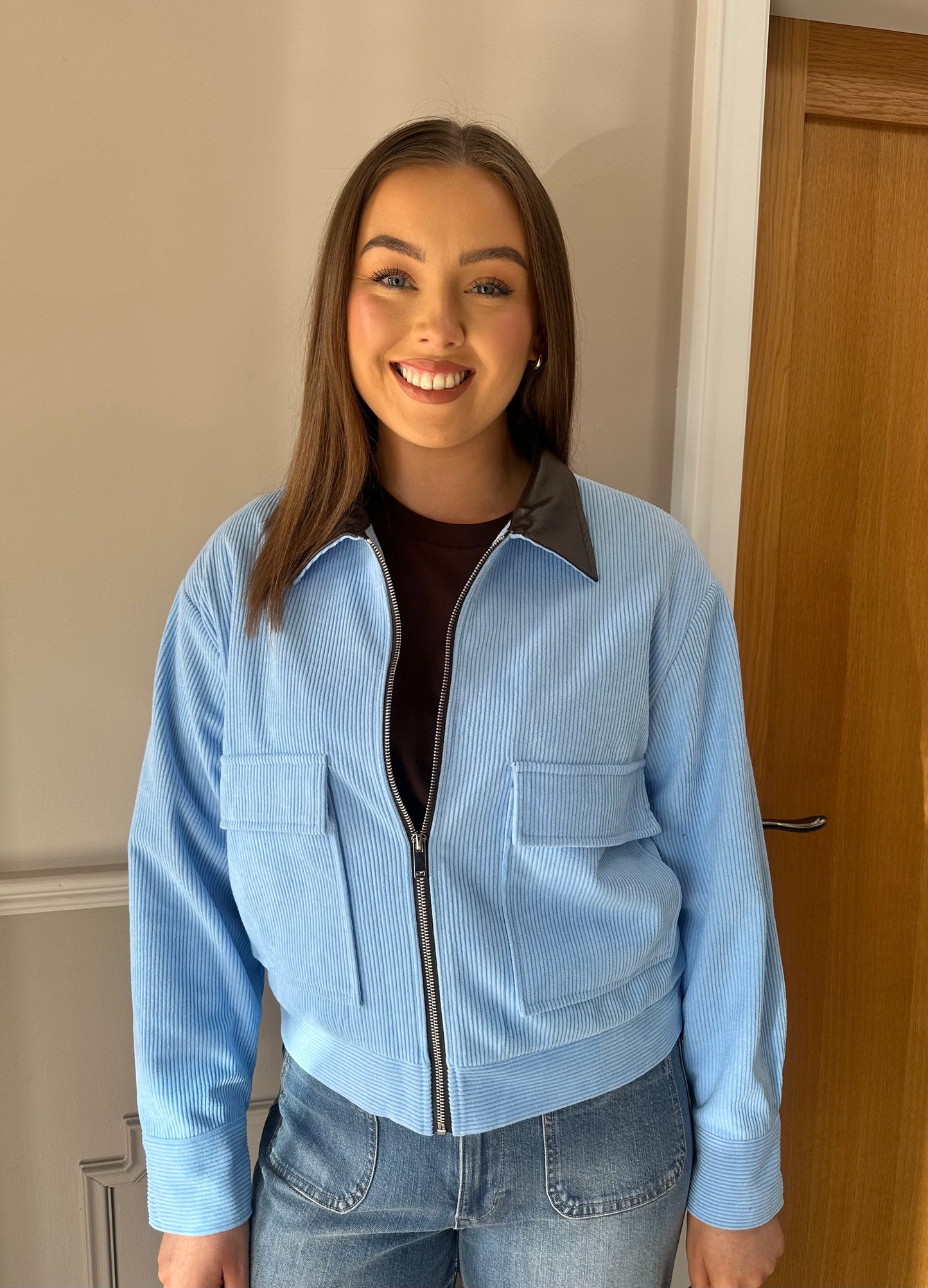 BRIA jacket in sky blue