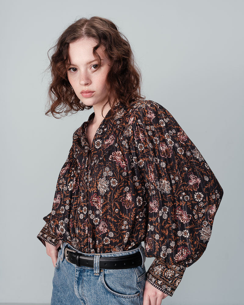 The ditsy floral patterned blouse