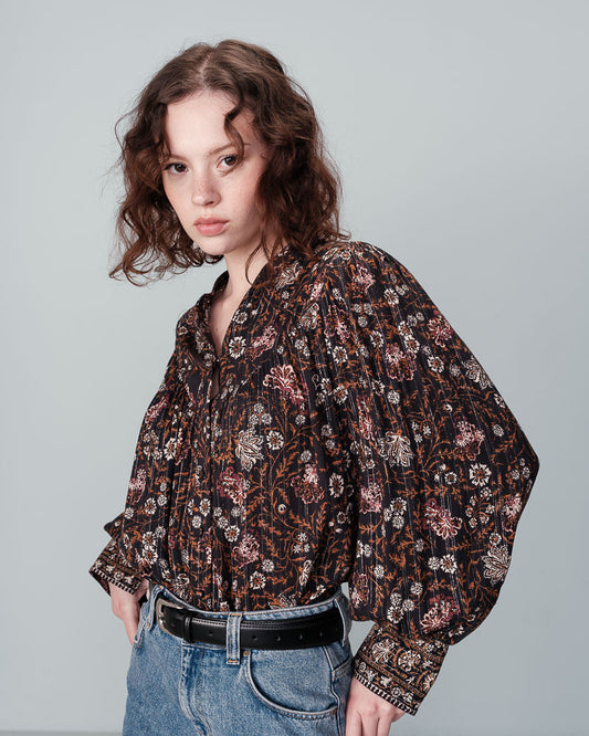 The ditsy floral patterned blouse